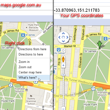 How to check GPS coordinates